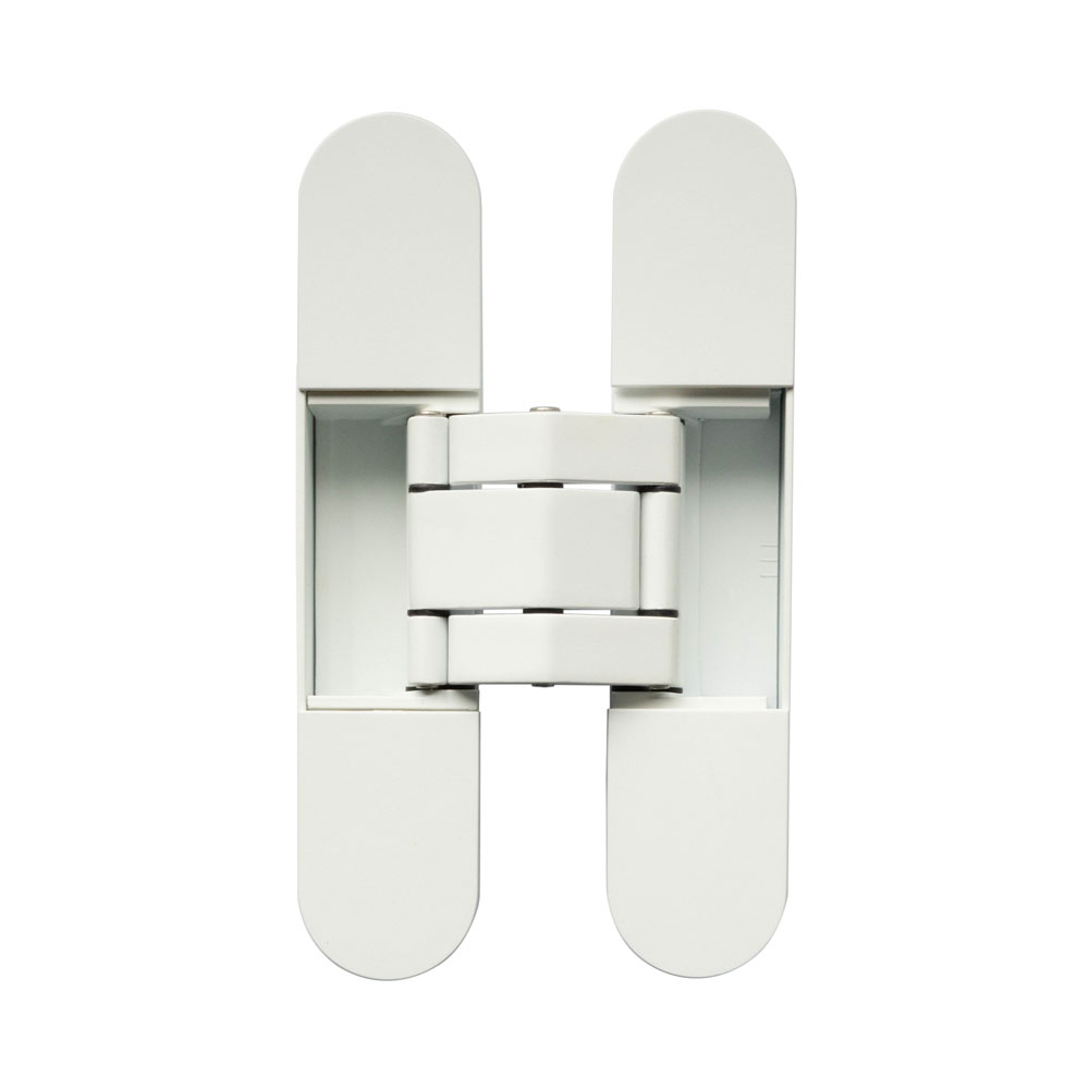 Ghost 140mm Concealed Fire Door Hinge White-140x25x79.5mm-CH60WH-Frelan Hardware