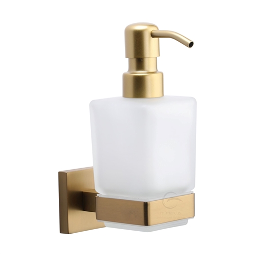 M.Marcus CHE-SOAP-SB Soap dispenser with high quality SS304  pump Satin Brass