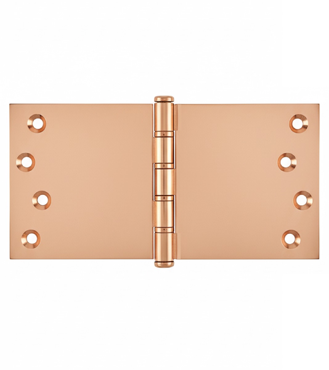 Simonswerk P1566 Ball Race Brass Butt Projection Hinges 101.6mm x 203mm c/w Screws Copper Plated