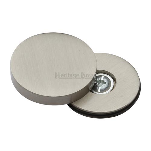Heritage Brass COV-12-SN Bolt Cover to conceal metal fasteners Satin Nickel finish