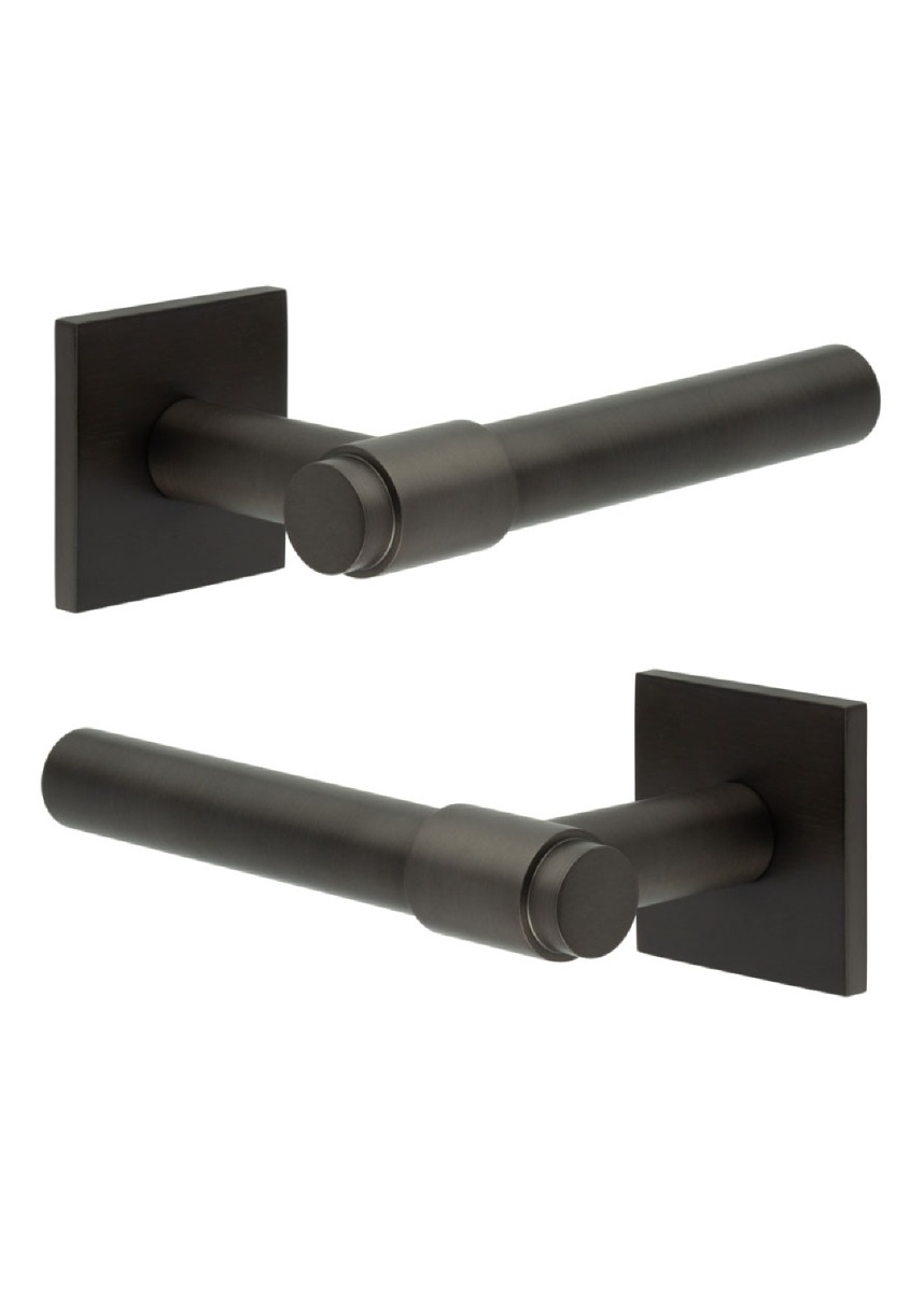 CR-103 Dark Bronze Fixed Dead Door Handle CR-103B3DB by Frelan
