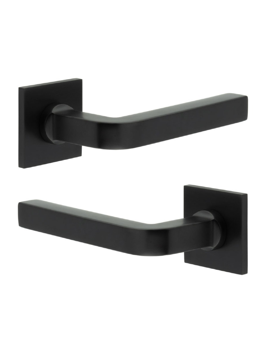 CR-104 Black Fixed Dead Door Handle CR-104B3MB by Frelan