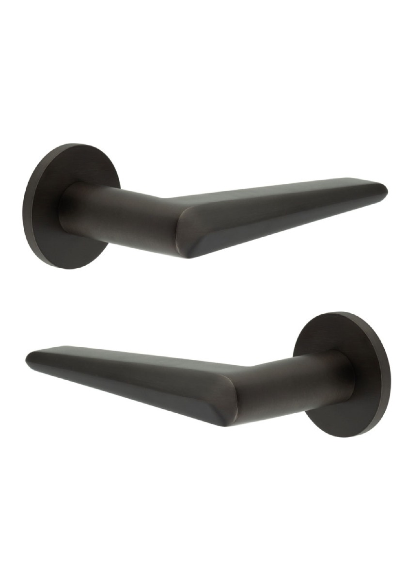 CR-107 Dark Bronze Fixed Dead Door Handle CR-107A3DB by Frelan