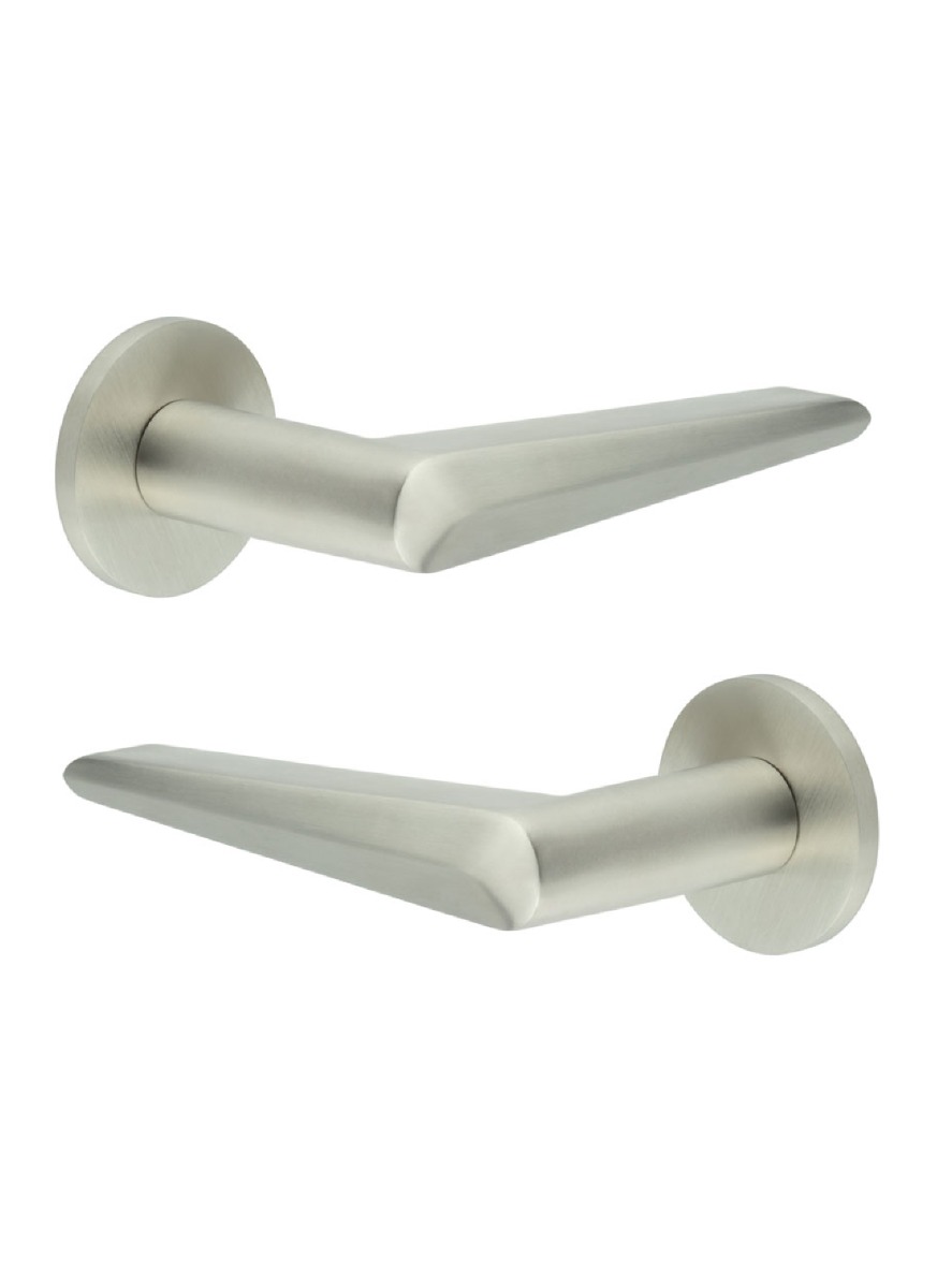 CR-107 Satin Stainless Steel Fixed Dead Door Handle CR-107A3SSS by Frelan