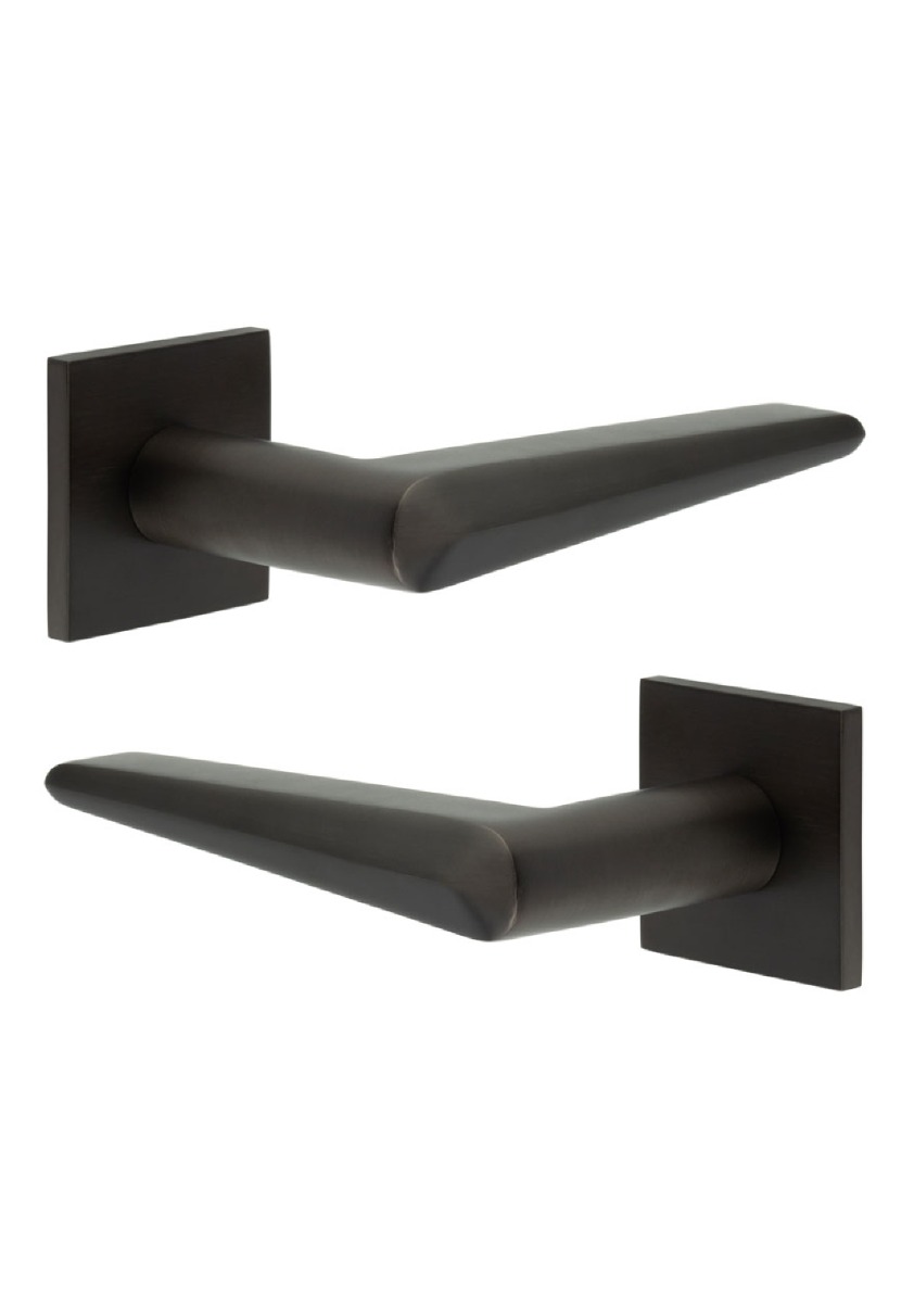CR-107 Dark Bronze Fixed Dead Door Handle CR-107B3DB by Frelan