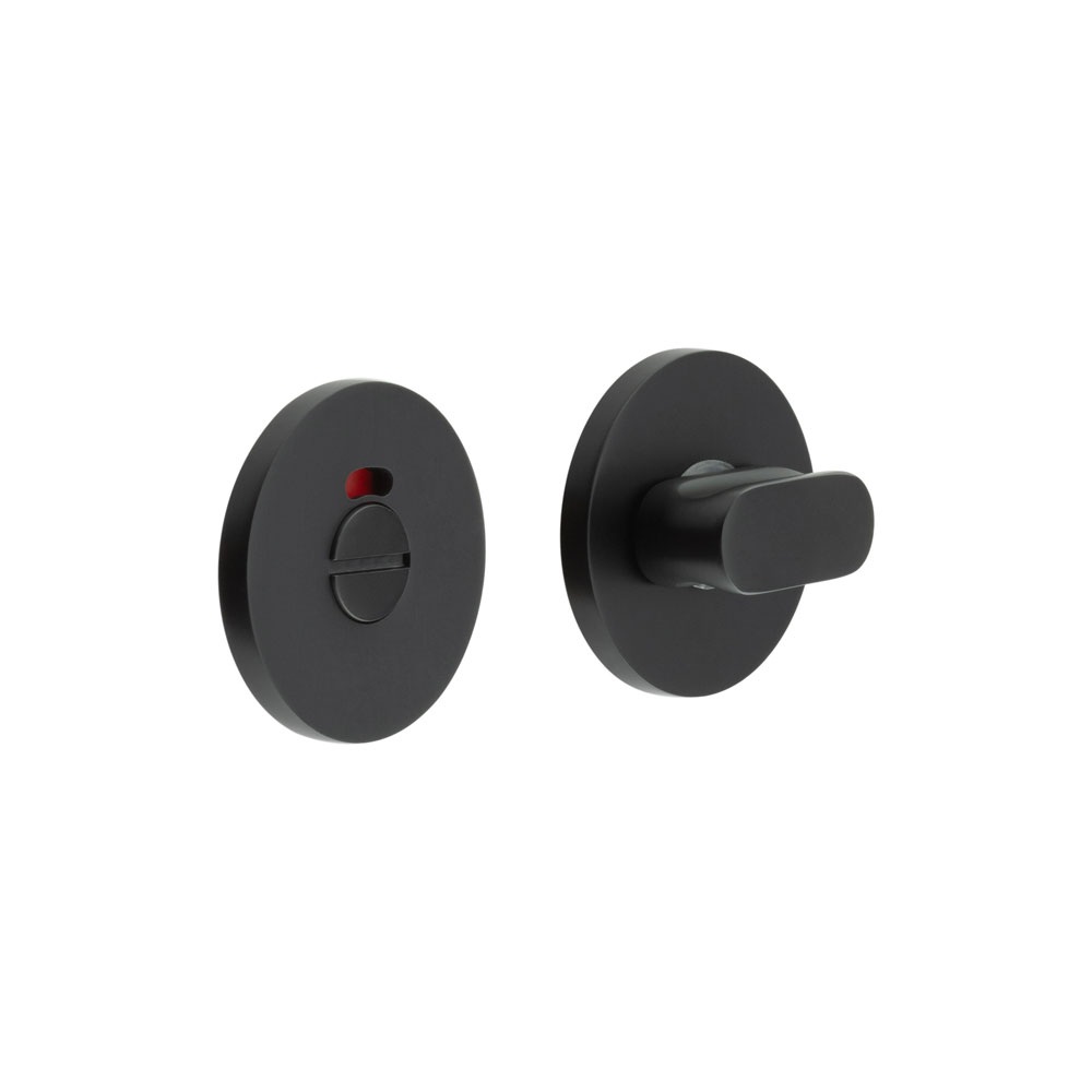 CR-801 Black Thumb Turn & Lock Door Handle CR-801AJ7MB by Frelan