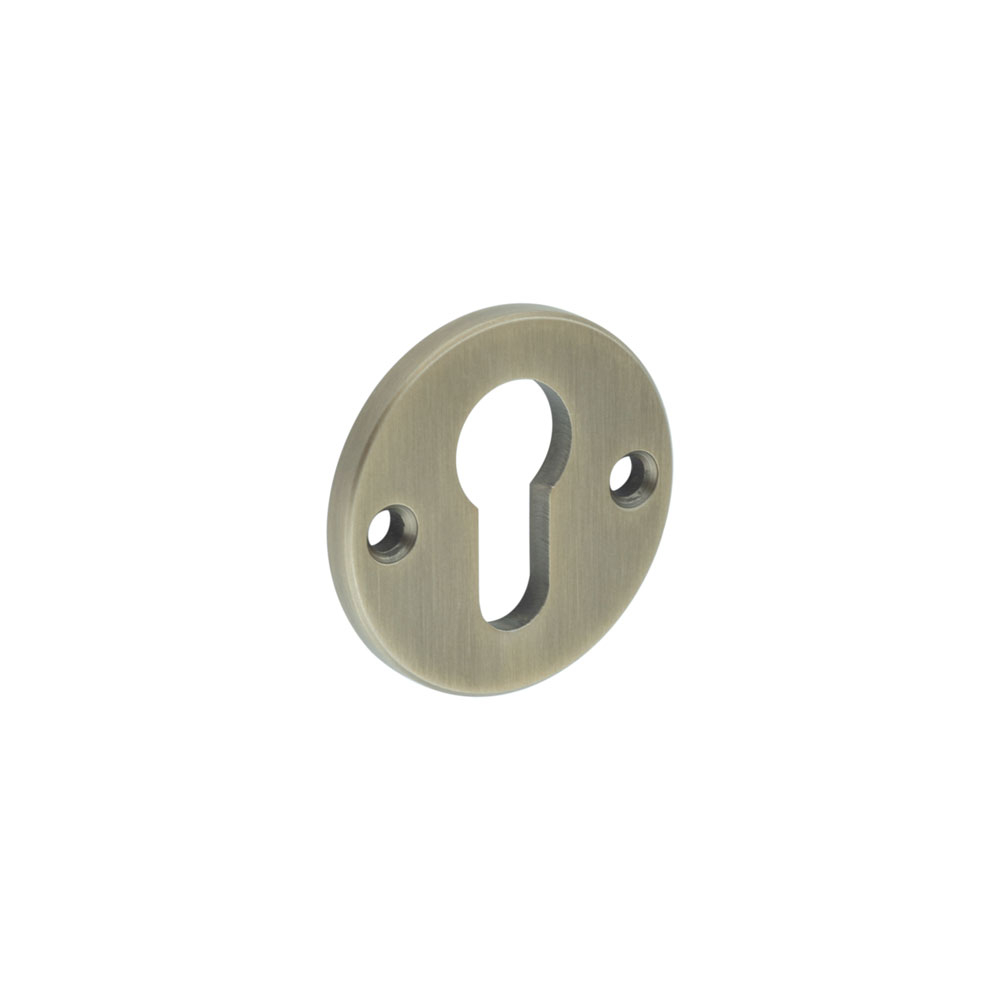 CRES Antique Brass Euro Escutcheon Face Fixed CRES1651AB by Frelan