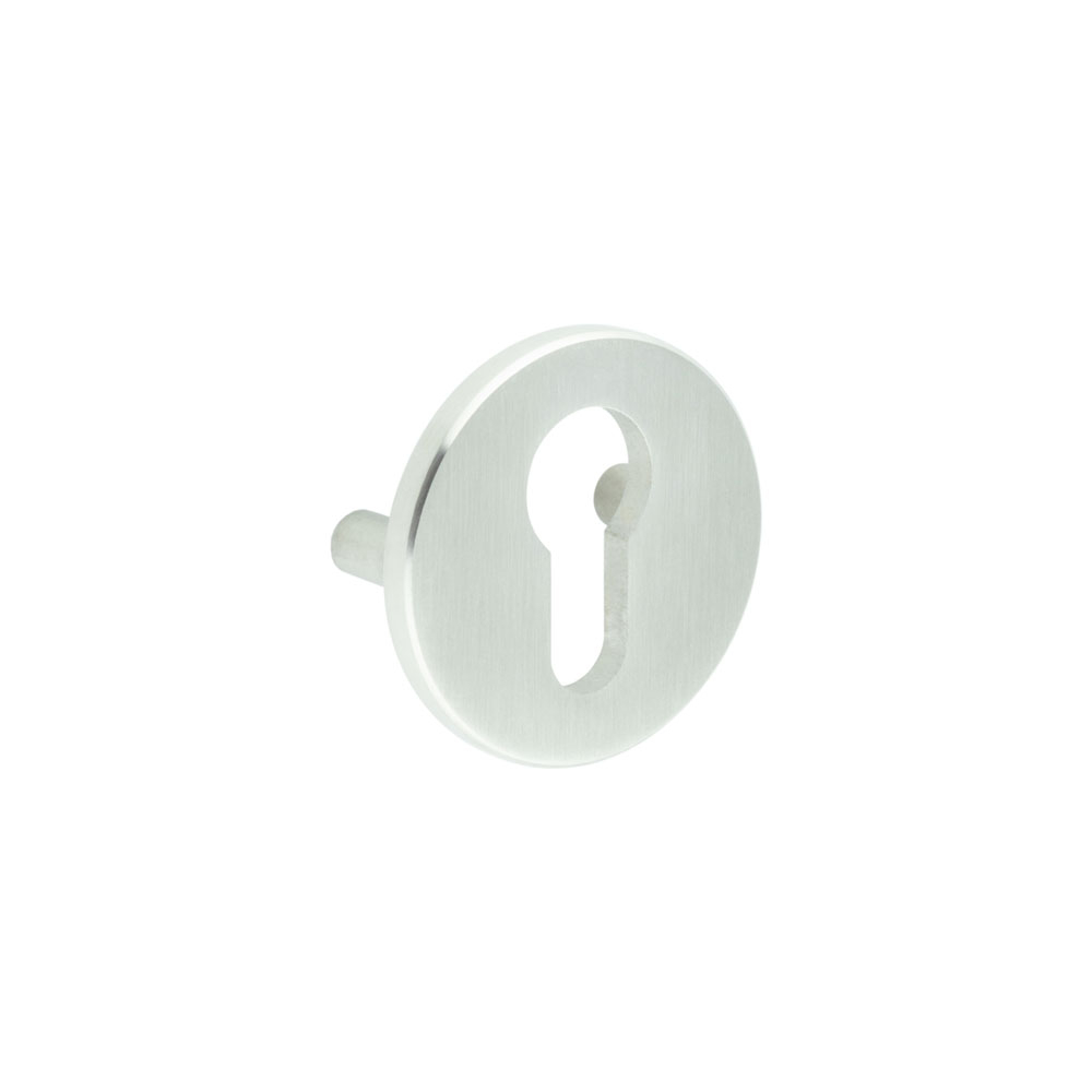 CRES Satin Stainless Steel Euro Escutcheon Lug Fixed CRES1652SSS by Frelan