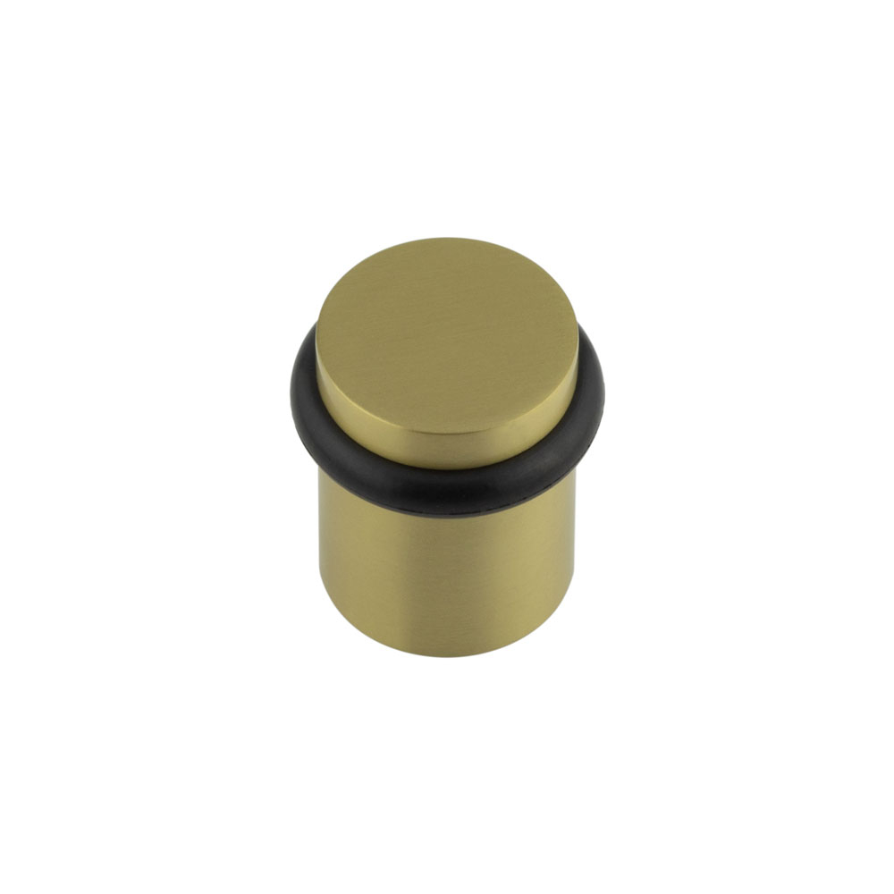 CRES Satin Brass Floor Door Stop CRES2001SB by Frelan