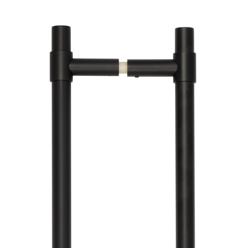 CRES 425mm Back to Back Black T-Bar Pull Handle CRES3001MBB2B by Frelan