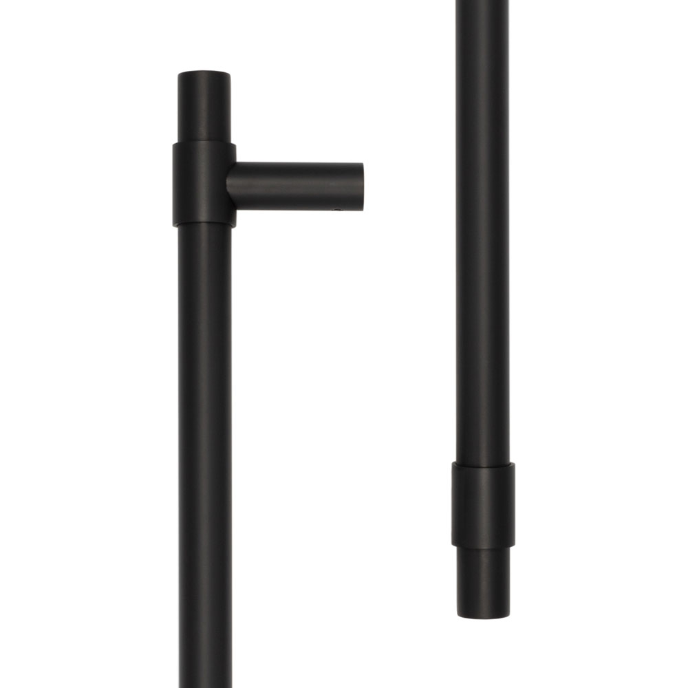 CRES 425mm Face Fix Black T-Bar Pull Handle CRES3001MBFF by Frelan