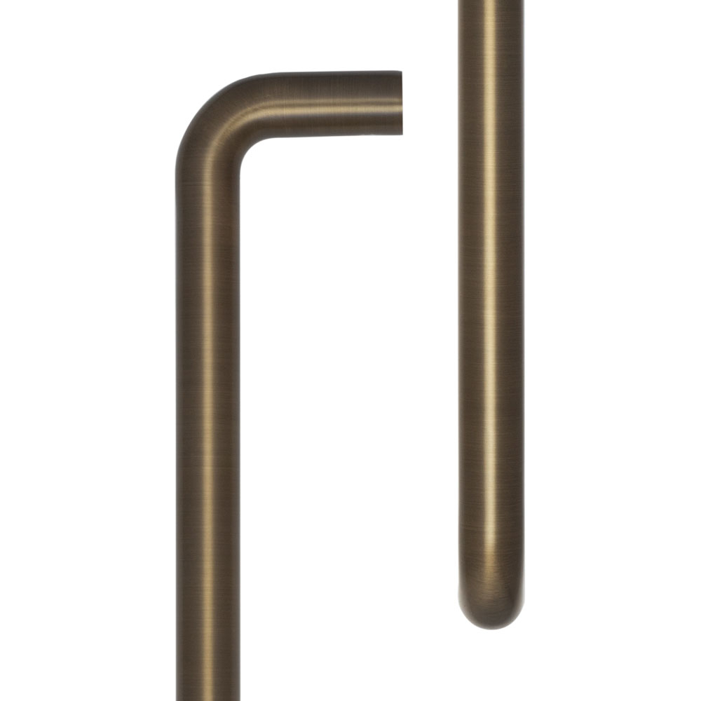 CRES 425mm Face Fix Antique Brass D Shape Pull Handle CRES3002ABFF by Frelan