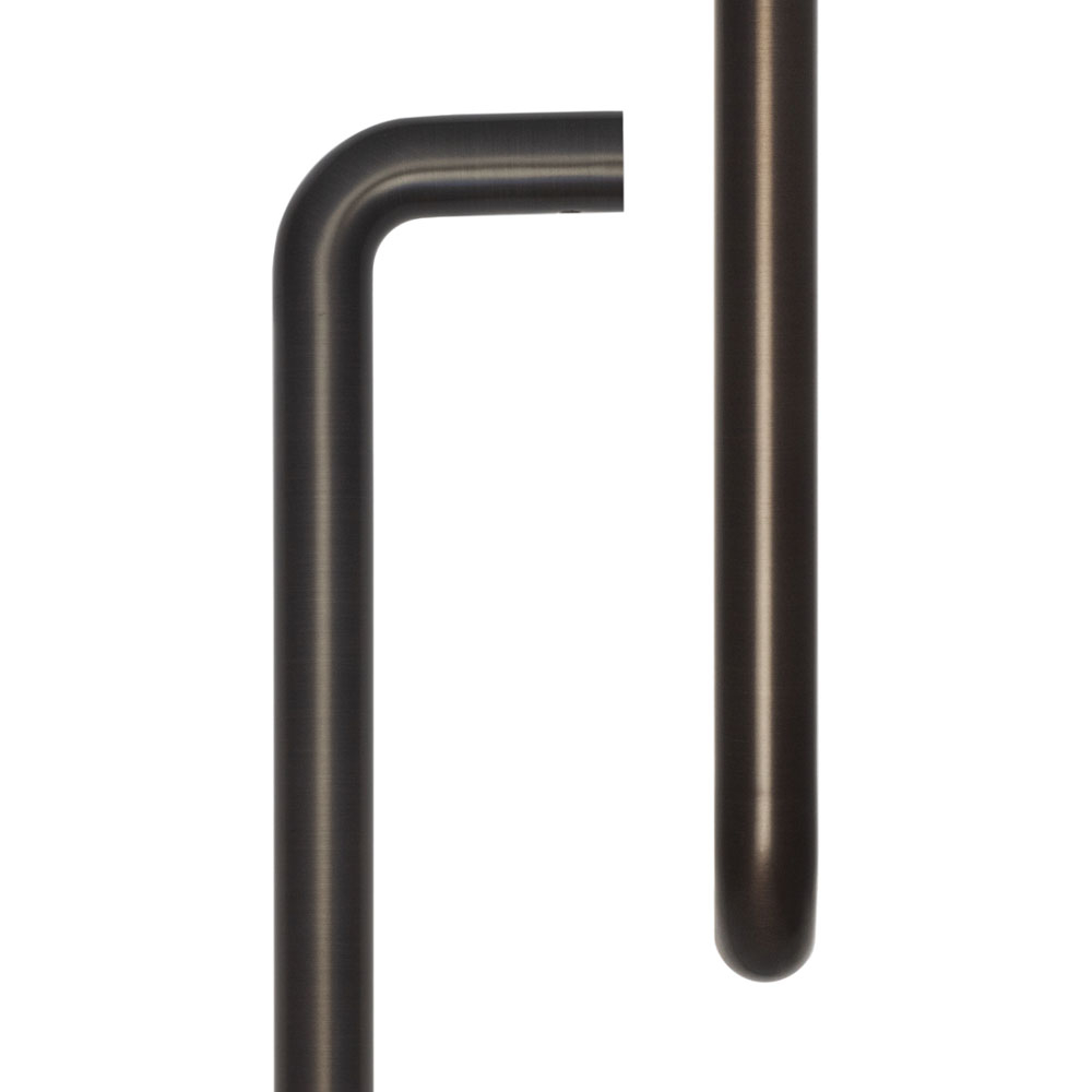 CRES 425mm Face Fix Dark Bronze D Shape Pull Handle CRES3002DBFF by Frelan