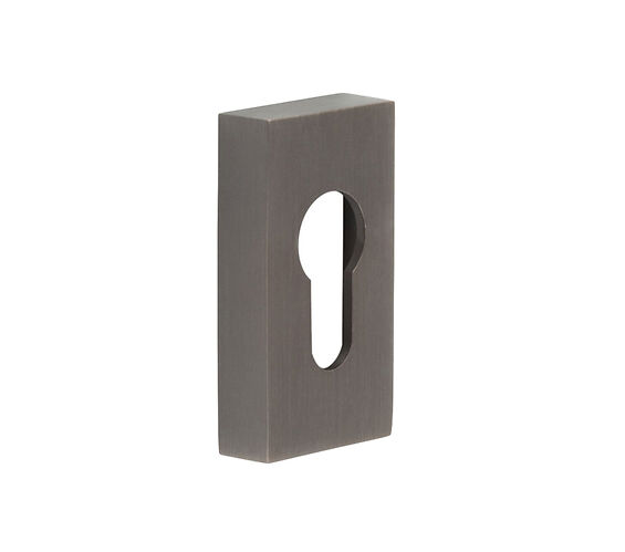 CRES Rectangular Dark Bronze Euro Escutcheon CRES404DB by Frelan