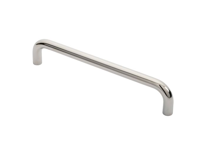 Eurospec CSD1300BSS Steelworx 19mm Dia. D Pull Handle - Bolt Through (300mm C/C) 300mm Bright Stainless Steel