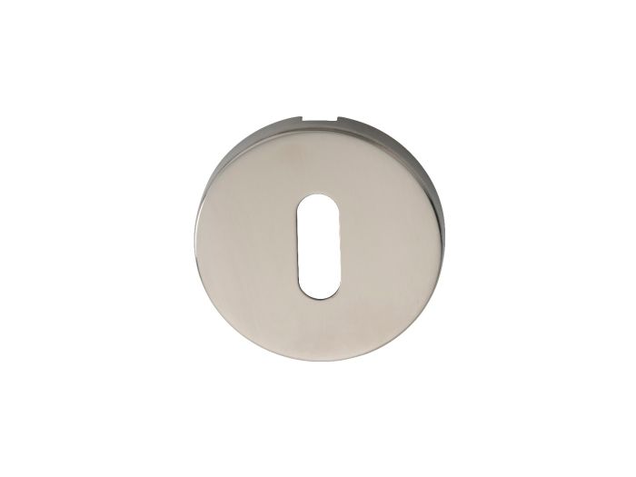 Eurospec CSP1005BSS Steelworx Escutcheon - Lock Profile On Concealed Fix Round Rose G201 52mm Bright Stainless Steel