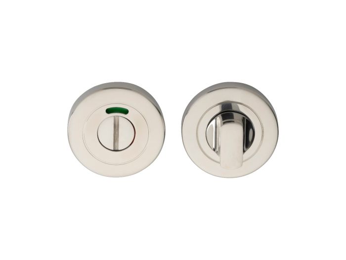 Eurospec CST1015BSS Steelworx Turn & Release On Concealed Fix Round Rose (With/Without Indicator) G201 52mm Bright Stainless Steel