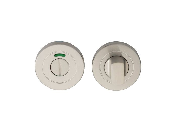 Eurospec CST1015SSS Steelworx Turn & Release On Concealed Fix Round Rose (With/Without Indicator) G201 52mm Satin Stainless Steel