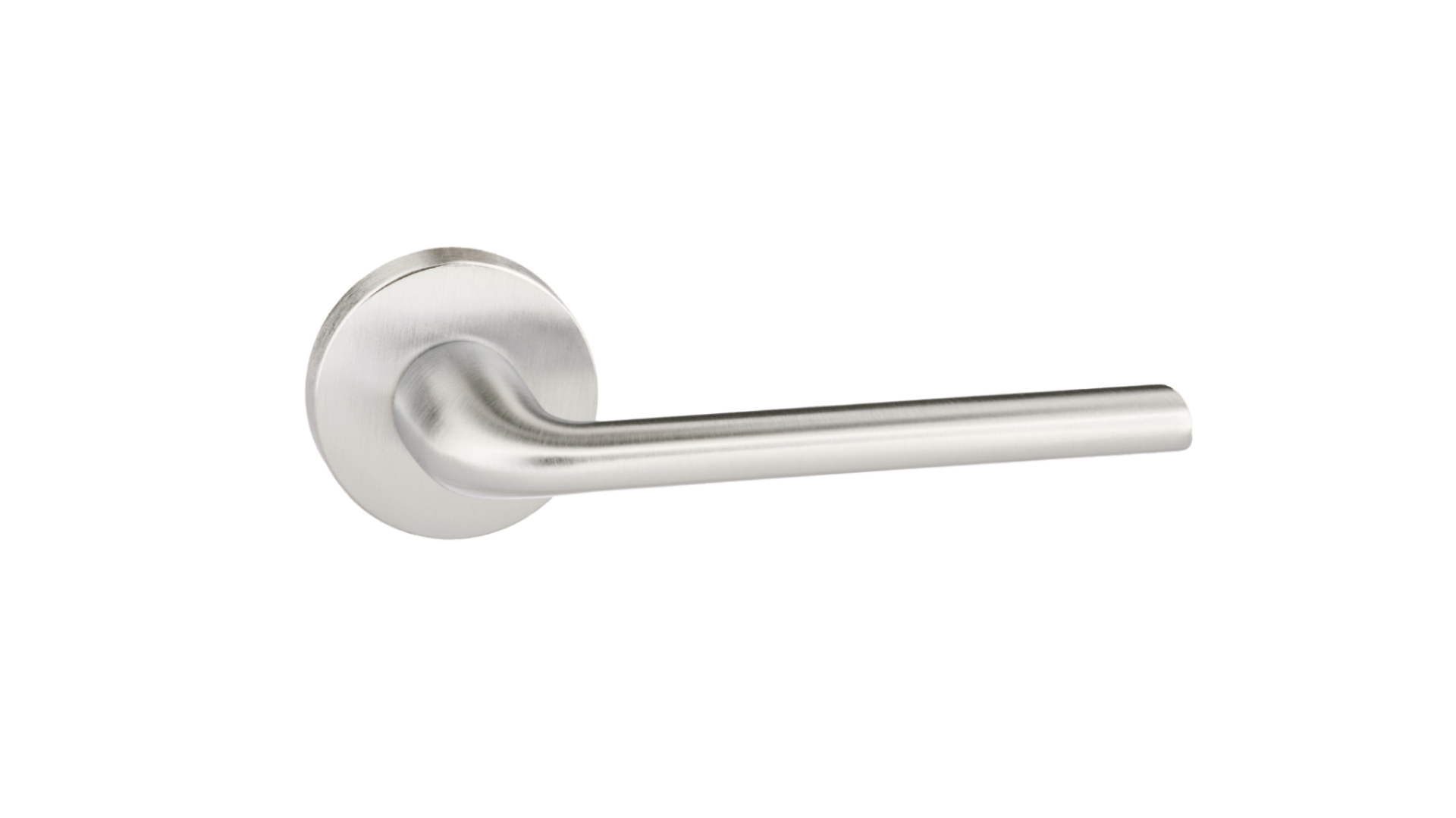 CleanTouch Anti-Bac Forme Milly Designer Lever on Minimal Round Rose - Satin Chrome CTFMR133SC