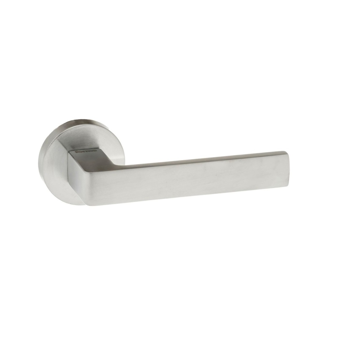 CleanTouch Anti-Bac Forme Asti Designer Lever on Minimal Round Rose - Satin Chrome CTFMR254SC