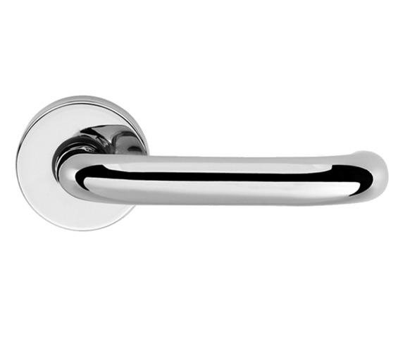CleanTouch Anti-Bac RTD Safety Lever on Round Rose - Polished Chrome CTLOR19RTDPC