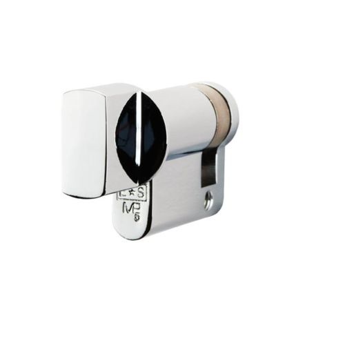 Eurospec CYA70445PC Euro Single Thumbturn 45mm Polished Chrome