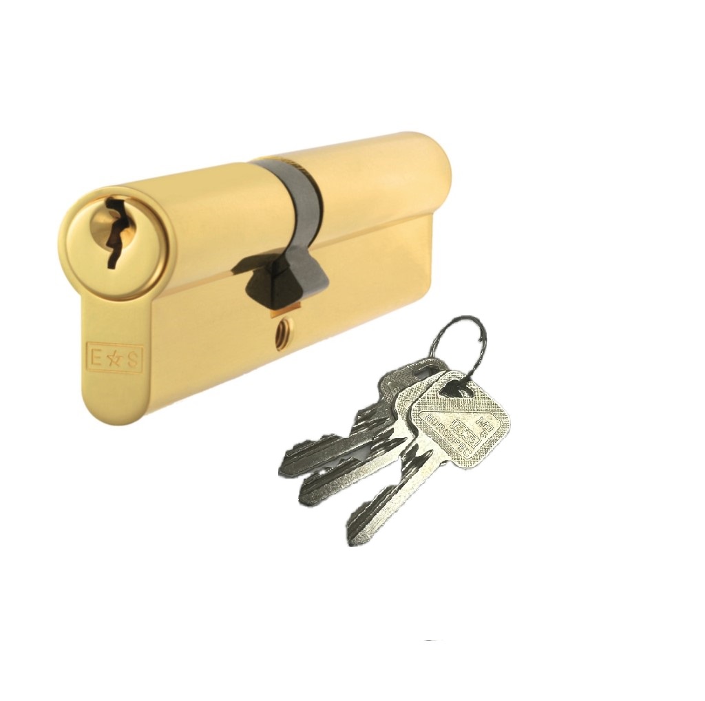 Eurospec CYB74260PB Euro Double Cylinder 60mm - Ka Polished Brass