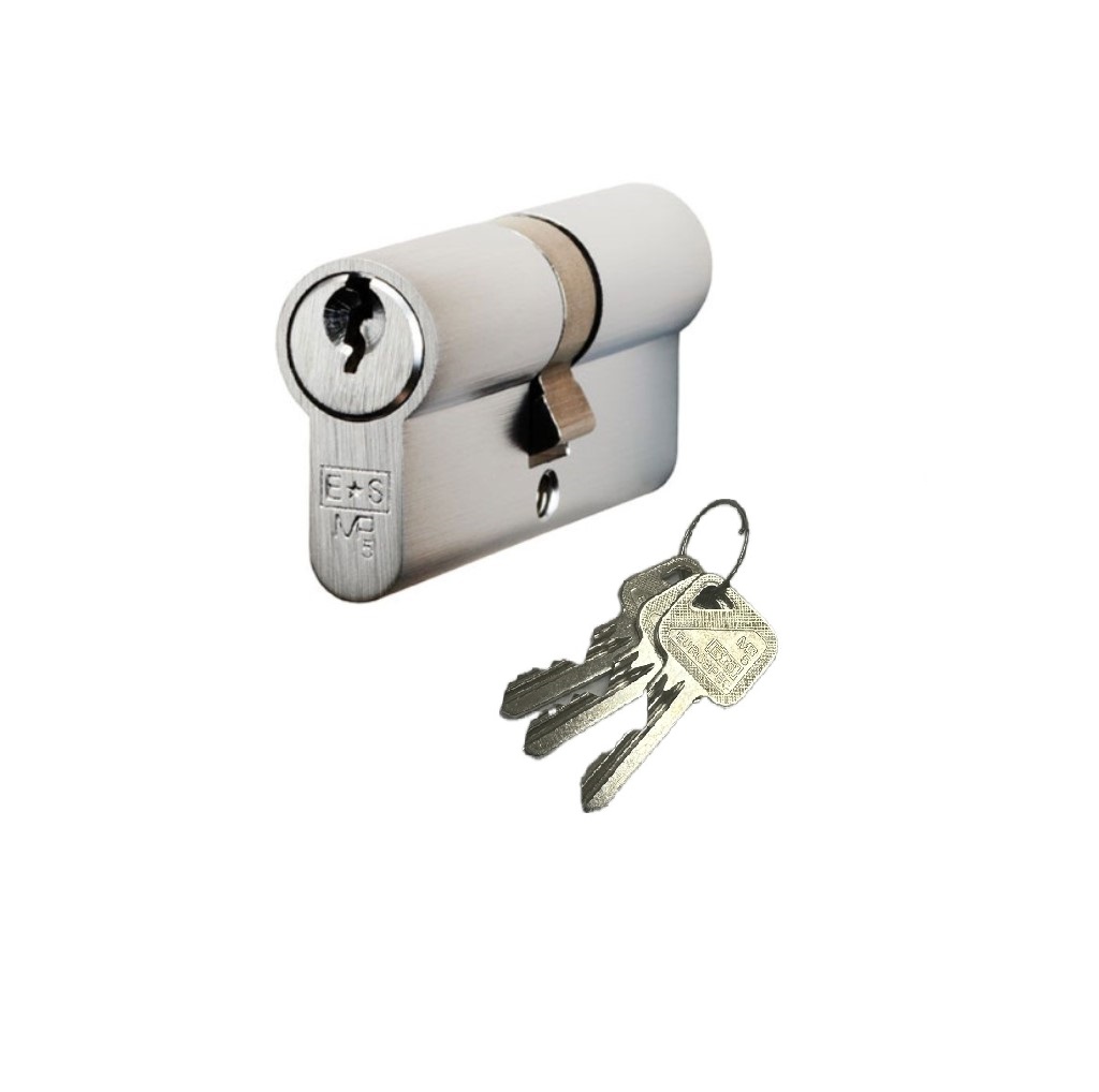 Eurospec CYA7123050SC Euro Double Cylinder 30/50mm (Architectural) Satin Chrome
