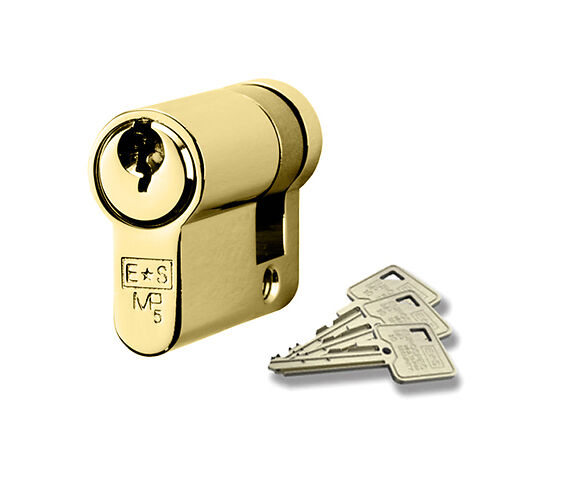 Eurospec CYB77160PB Mp5 60mm Euro Single Cylinder - Mk - Architectural