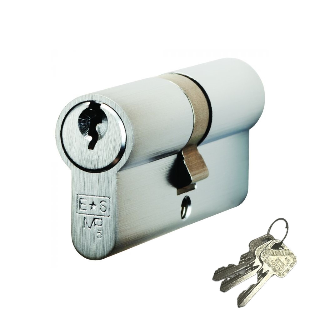 Eurospec CYB77260SC Euro Double Cylinder 60mm - Umk Satin Chrome