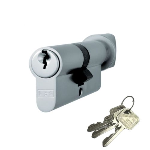 Eurospec Mp5 70Mm Euro Classroom Cylinder & Turn - Mk - (Architectural) Satin Chrome CYB77370CR-SC