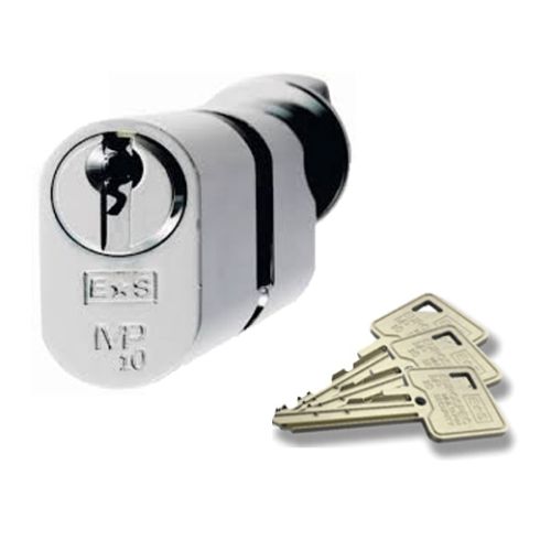 Eurospec CYG78370PC Mp10 Uk Oval Cylinder & Turn 70mm Umk Polished Chrome