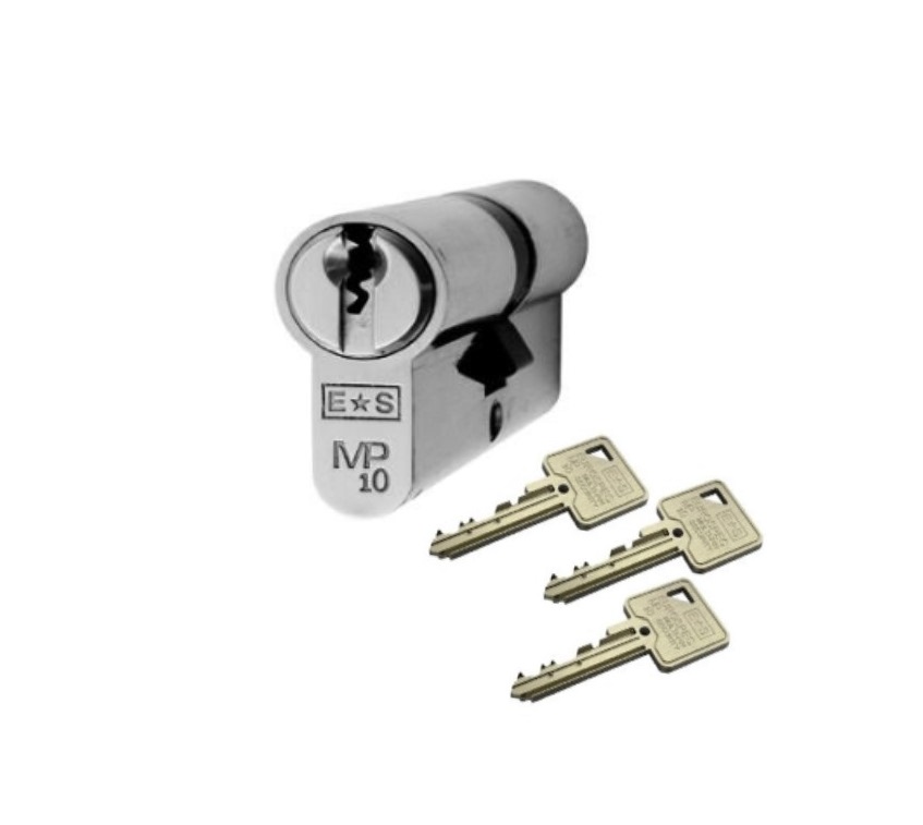 Eurospec CYG7423545PC Mp10 Euro Double Offset Cylinder 35/45mm Ka Polished Chrome