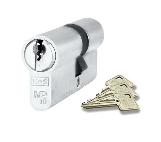 Eurospec CYG7724555SC Mp10 Euro Double Offset Cylinder 45/55mm Umk Satin Chrome