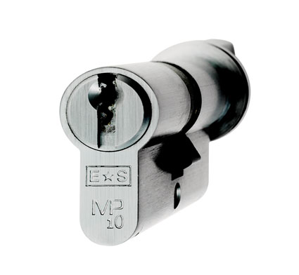 Eurospec CYH71380SC Mp10 Euro Cylinder & Turn 80mm Satin Chrome