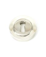 From The Anvil 45691 Polished Nickel Round Escutcheon (Plain) Polished Nickel