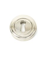 From The Anvil 45692 Polished Nickel Round Escutcheon (Art Deco) Polished Nickel