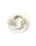 From The Anvil 45715 Polished Nickel Round Euro Escutcheon (Plain) Polished Nickel