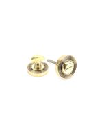 From The Anvil 45733 Aged Brass Round Thumbturn Set (Beehive) Aged Brass