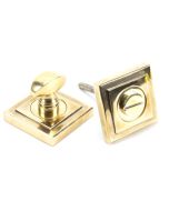From The Anvil 45734 Aged Brass Round Thumbturn Set (Square) Aged Brass