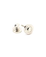 From The Anvil 45740 Polished Nickel Round Thumbturn Set (Art Deco) Polished Nickel