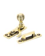 From The Anvil 45936 Aged Brass Beehive Sash Hook Fastener