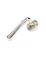 From The Anvil 46059 Polished Nickel Newbury Lever on Rose Set (Beehive) Polished Nickel