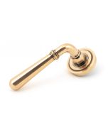 From The Anvil 46066 Polished Bronze Newbury Lever on Rose Set (Art Deco) Polished Bronze