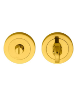 Carlisle Brass AA12L Turn & Release On Concealed Fix Round Rose (4.9 X 80mm Longer Spindle) 51mm Polished Brass