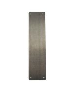 Atlantic Finger Plate Pre drilled with screws 300mm x 75mm - Satin Stainless Steel AFP30075SSS