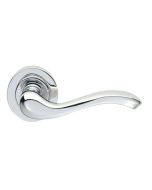 Manital AQ3CP Apollo Lever On Concealed Fix Round Rose (Erica) Cro (Polished Chrome) 51mm Polished Chrome