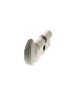 AGB Euro Profile 5 Pin Cylinder Key to Turn 35-35mm (70mm) - Polished Nickel C620063030