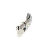 AGB Euro Profile 5 Pin Cylinder Key to Turn 30-30mm (60mm) - Polished Chrome C620302525