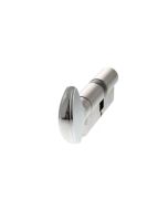 AGB Euro Profile 5 Pin Cylinder Key to Turn 35-35mm (70mm) - Polished Chrome C620303030